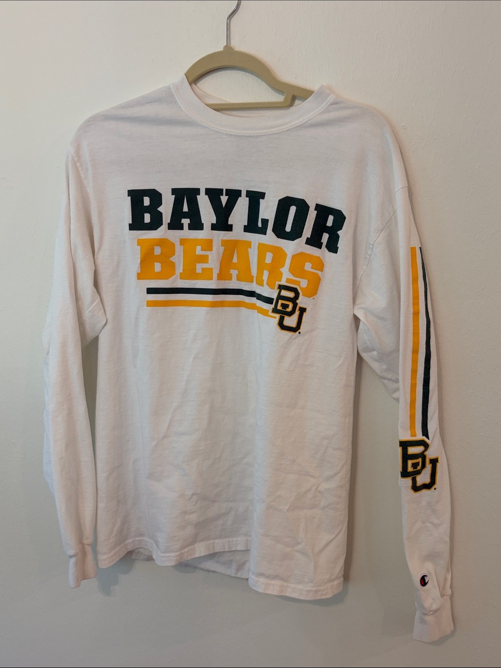 Baylor Long Sleeve Tshirt With Sleeve Detail